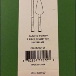 Kate Spade Darling Point Mr. and Mrs. Dessert Set